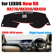 Приборной панели автомобиля Обложка Коврик для Lexus Новый RX RX270 RX350 RX450 2009-2014 правый руль dashmat Pad Даш охватывает авто аксессуары