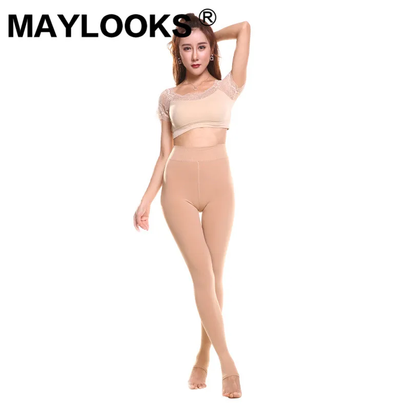 Женские нейлоновые колготки Maylooks леггинсы с когтями дракона на осень и зиму W244