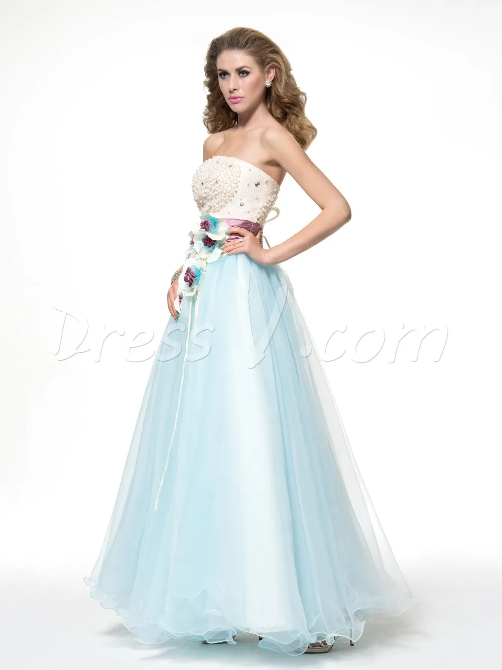 non puffy quinceanera dresses