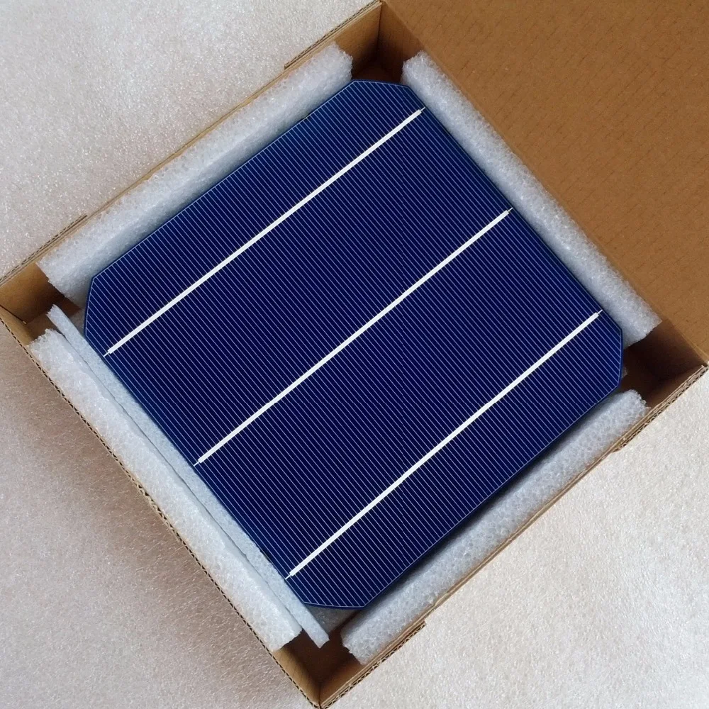 

100% Grade A 156mm Mono Monocrystalline 6x6' 4.67W Solar Cell Panel 30pcs+enough 27m Tabbing Wire +3m Busbar Wire+1pc flux pen