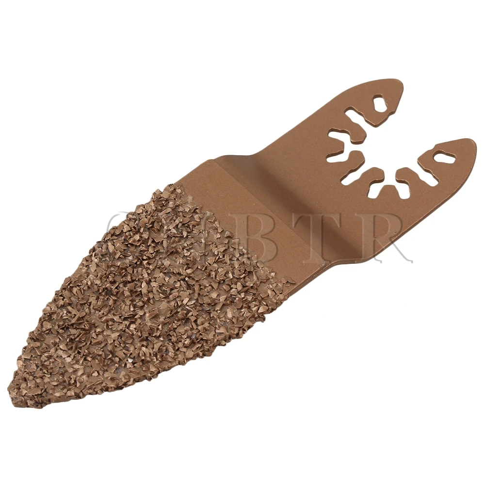 

CNBTR 32.5mm Yellow Carbide Finger Grit Rasp Oscillating Multi Tool Saw Blades