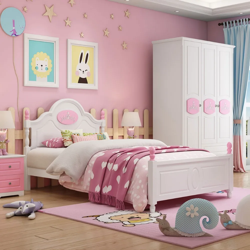 Children Beds kids Furniture pink solid wood kids beds child bed chambre bebe European style hot new pink girls beds Children Beds kids Furniture pink solid wood kids beds child bed chambre bebe European style hot new pink girls beds