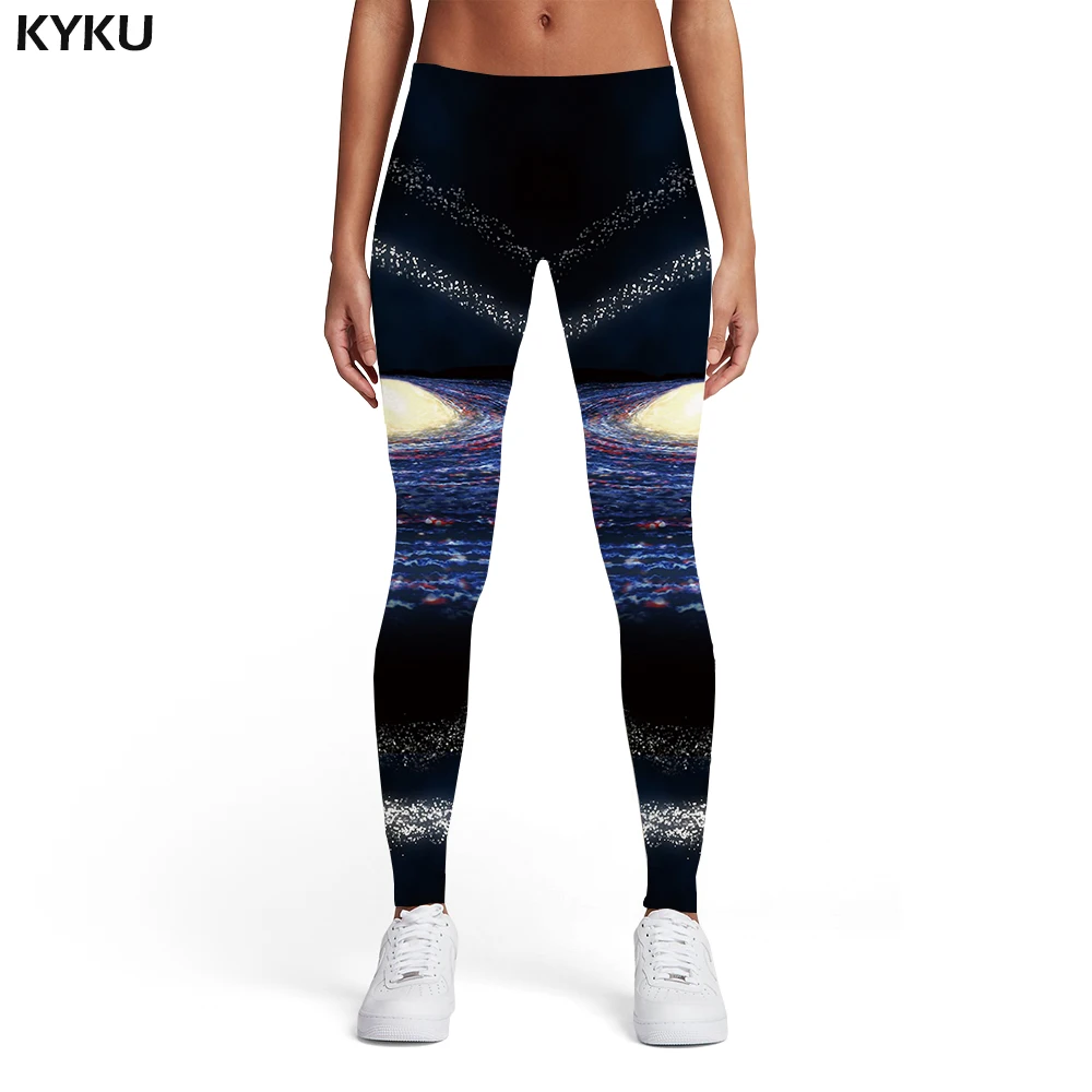 KYKU Psychedelic Leggings Women Pattern Ladies Colorful Sport Art Elastic Vintage Spandex Womens Leggings Pants Fitness aerie leggings