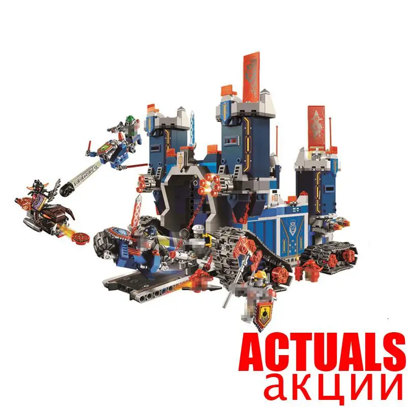 

Bela Nexus Knights The Fortrex 10490 1171pcs Building Blocks Bricks toys for children gift brinquedos compatible legoINGly 70317
