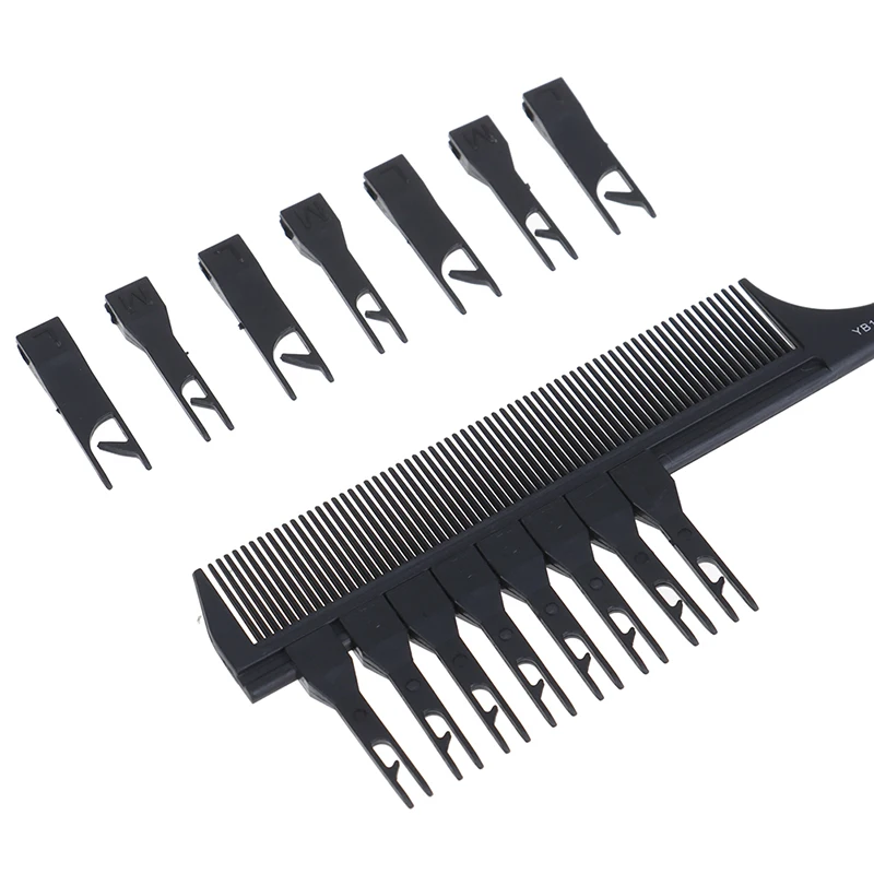 Регулируемая расческа с выделением, ткацкая расческа для стрижки волос, профессиональная расческа для окрашивания волос с 2 сторон