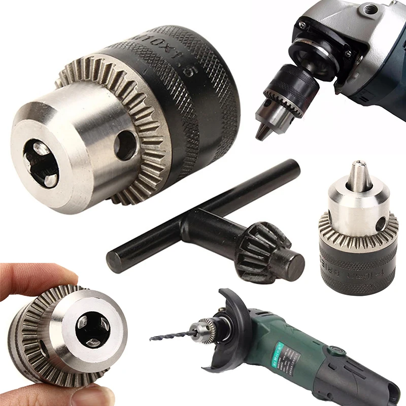 

1Pcs 1-10mm Metal Stable Keyed Drill Bit Chuck Convertor High Quality 100 Angle Grinder Drill Keys For Power Tools