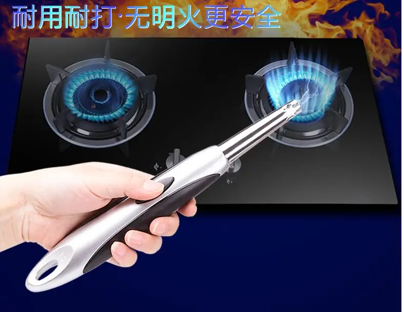 gas stove electronic pulse Kitchen Lighter long handle ignition rod