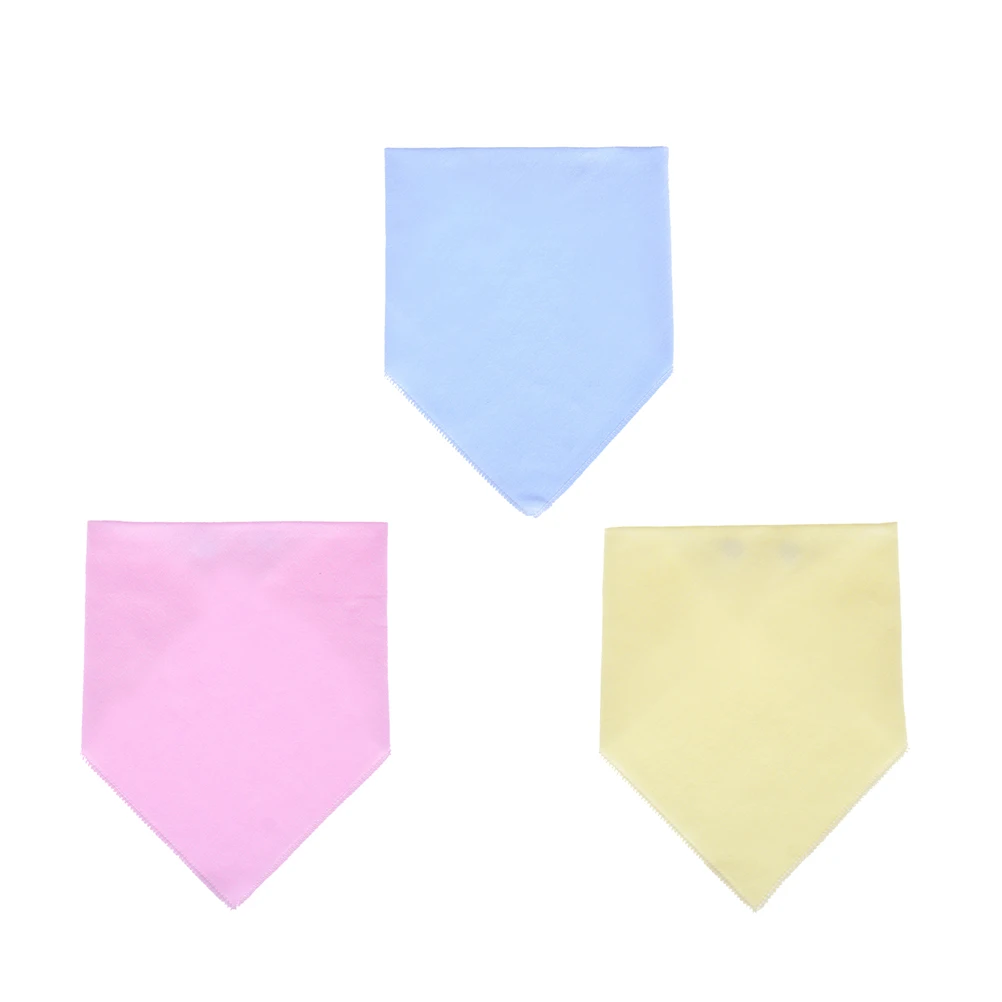 

1PCS colorful cotton Cartoon baby bandana bibs Baby bibs triangle double layers dribble bibs30*40cm