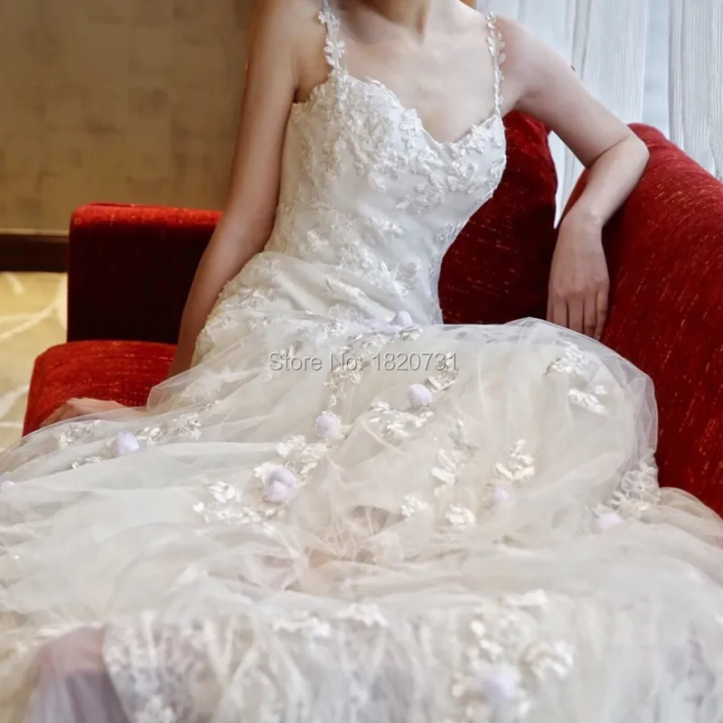 New-Arrival-Romantic-Long-Wedding-Dresses-Spaghetti-Straps-Appliques-Sleeveless-Mermaid-Wedding-Gowns-2016(1)