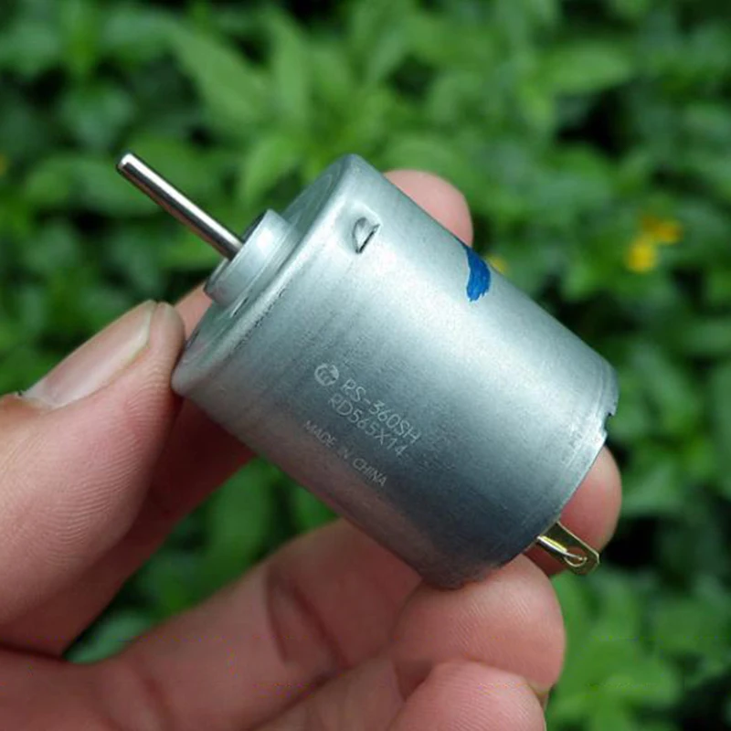 

MABUCHI RS-360SH-12420 Micro 360 DC Motor 12V-24V 8500RPM High Speed Carbon Brush 2.3mm shaft DIY RC Toy Car Boat Train Model