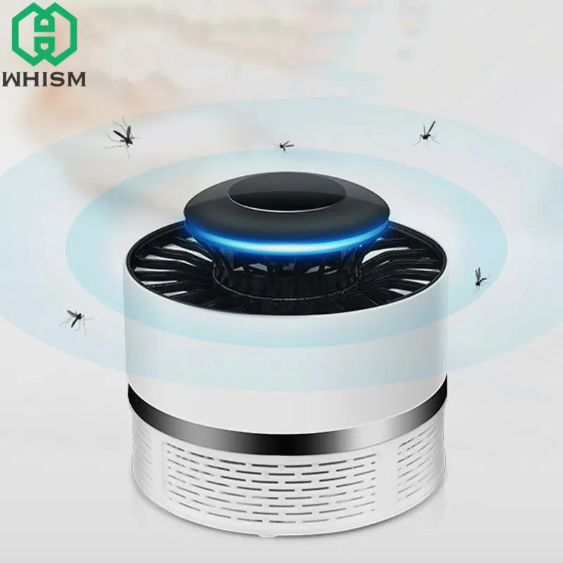 WHISM USB Mosquito Killer лампа пластиковая ловушка для насекомых электрическая анти-летающая антимоскитная лампа светодиодный Жук Zapper лампы Pet control