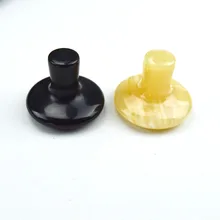 HIMABM Obsidian jade and topaz small mushroom massage for face beauty relax health body chakra reiking healing stone health tool