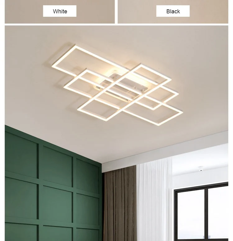 Люстра освещение для гостиной спальни Luminarine avize lustre de plafond современная алюминиевая волна Lustre Avized люстра