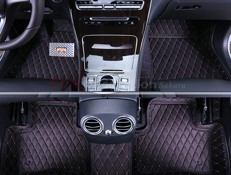 Us 65 59 18 Off For Mercedes Benz Glk Class X204 2008 2015 Accessories Interior Leather Front Rear Carpets Cover Car Foot Mat Floor Pad 1set In