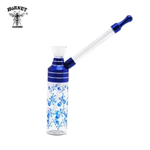 HORNET курительные трубки мини кальян стеклянный кальян водопровод 120 мм Металлические табачные трубы для сигарет фильтр Держатель Аксессуары