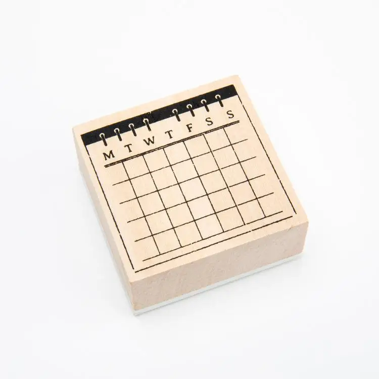 Дневник марки деревянные резиновые печать день недели дизайн для дневник в стиле Скрапбукинг - Цвет: L
