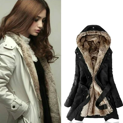 2016 New Winter Ladies Long Parkas Female Women Winter Coat Thickening Cotton Winter Warm Jacket Women