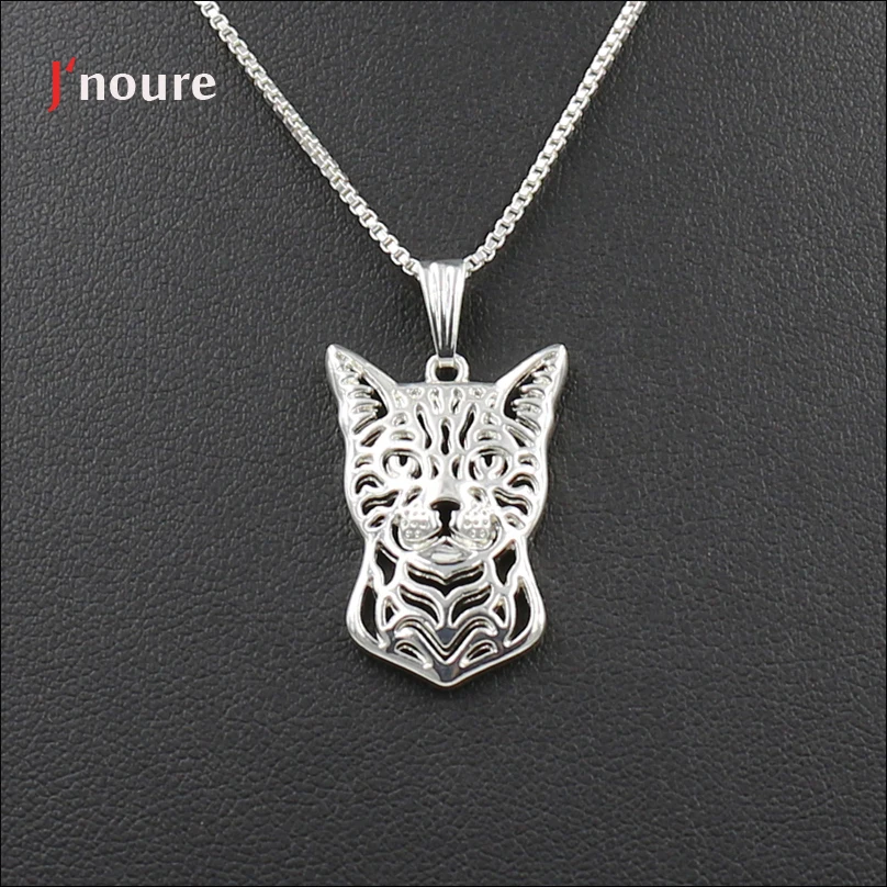 Fashion Jewelry Of Bengal Cat Jewelry Pendant Necklace Metal Alloy Cute