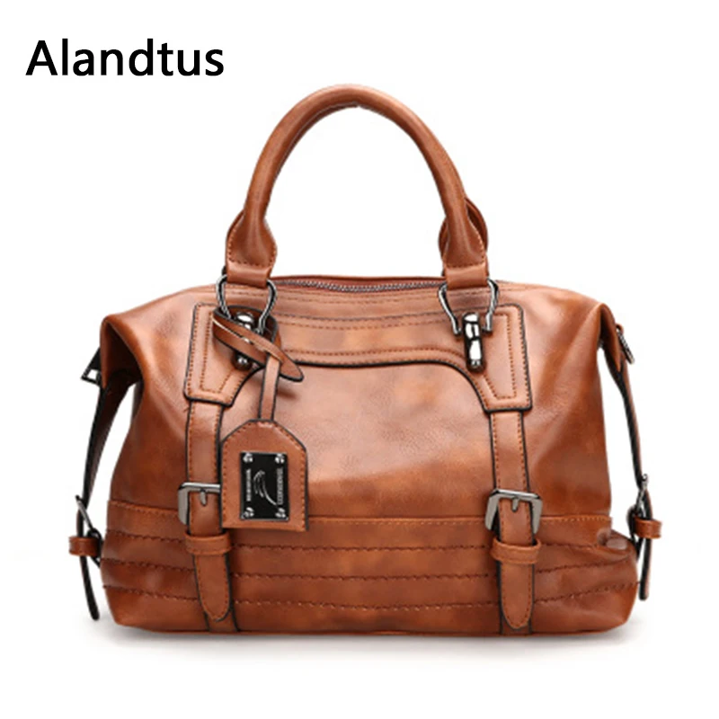 Alandtus, женская сумка через плечо, мягкая, из искусственной кожи, сумки через плечо для женщин,, повседневная сумка, женская сумка-мессенджер, Bolsa Feminina