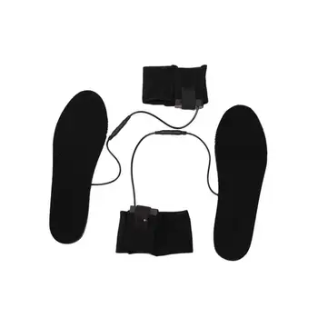 

Hot 1 Pair Battery Powered Heated Shoe Pad Insoles Winter Boots Feet Warm Heater