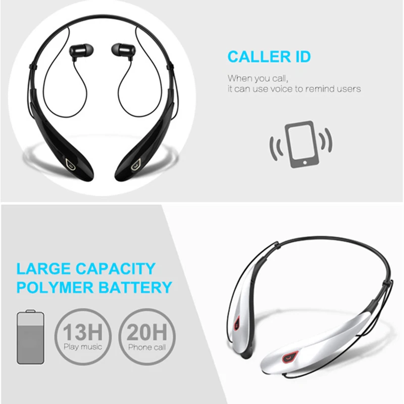 Беспроводная стереогарнитура Bluetooth, музыка, спорт, Bluetooth наушники, громкая связь, в ухо, вкладыши, медиа, воспроизведение, большая емкость, батарея el