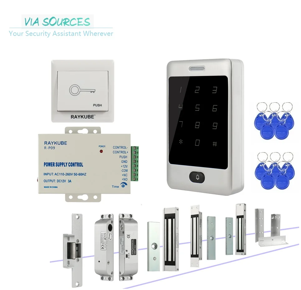 Сразу фабрика дверца Управление комплект Системы RFID ключи электронный комплект замков комплект полный вариант с Металл сенсорной