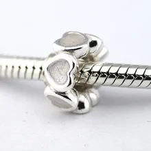 Стерлингового серебра 925 обилие любви разделитель для шармов Подходит Pandora Браслеты ожерелья Шарм серебро 925 ювелирные изделия
