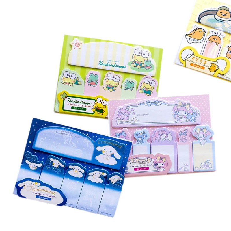 

1pack/lot Kawaii Japanese cute cartoon index Sticky Notes Stationery Planner Stickers Memo Pad Cute Notepad Sticker