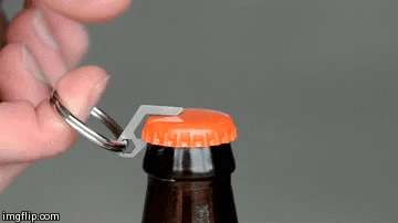EDC Mini Bottle Opener Keychain Tools Outdoor EDC Camping Equipment Pocket Lightweight Tools Bottle Openner