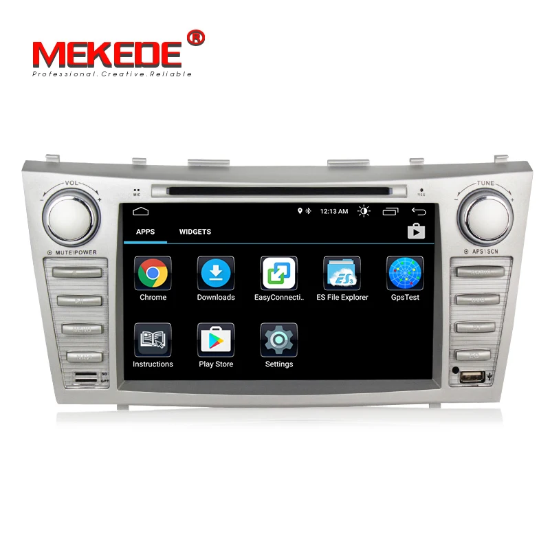 Excellent 2 DIN 8" Android 8.0 Car dvd player radio audio For Toyota Camry 2007 2008 2009 2010 With BT WIFI RDS dvd multimedia GPS Navi 1