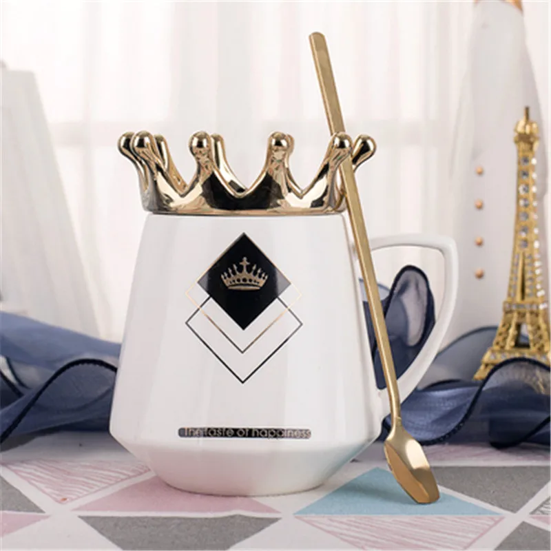 Королевская корона Tazas De Ceramica Creativas кофейная кружка для офисных леди милые кружки