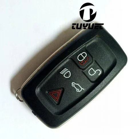 4+1 Buttons Smart Remote Key Shell For Land Rover Freelander Discovery 4  Fob Car Key Blanks Case