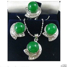 Натуральный камень кристалл серьги ожерелье кулон кольцо Набор для женщин