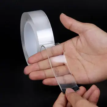 

300cm/Roll Transparent Silicone Double Sided Tape Sticker For Car High Strength High Strength No Traces Adhesive Sticker