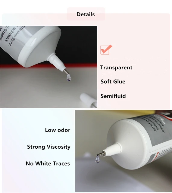  B6000 Jewelry Glue Clear Rhinestone, Inlay Glue, Pendant  Adhesive, HOLIKA 25g Craft Adhesive Glue with Precision Tip Multifunctional  Fabric Glue : Arts, Crafts & Sewing