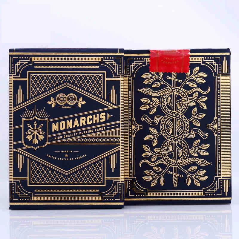 Koop 1 Deck Theory11 Monarch Speelkaarten Vorsten Poker Magic Deck door T11 Goocheltrucs Magische Kaart