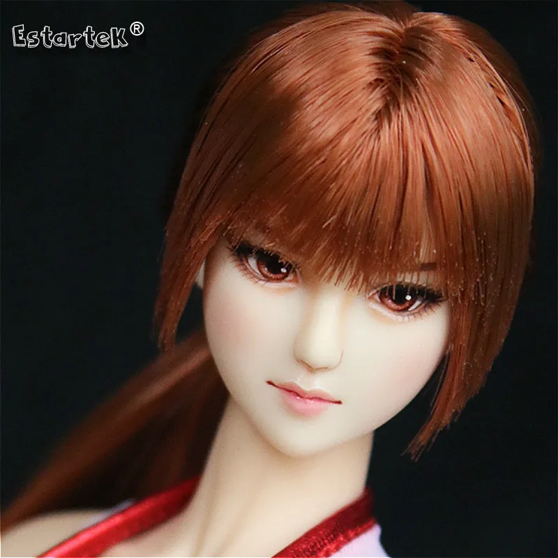 

Estartek Hand Paint Customized 1/6 Obitsu CA003 Japan Star Dead or Alive XIA Head Sculpt for Phicen Tbleague Action Figure DIY