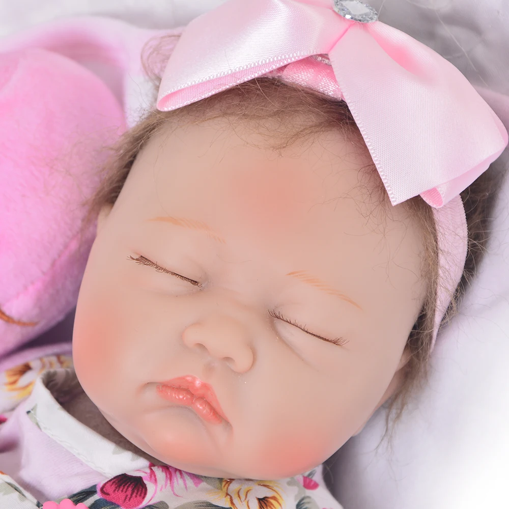 Реалистичные 17 дюймов игрушки Reborn Baby Doll 43 см мягкие силиконовые bebe куклы объятия Жираф Menina Brinquedo детский подарок на день рождения