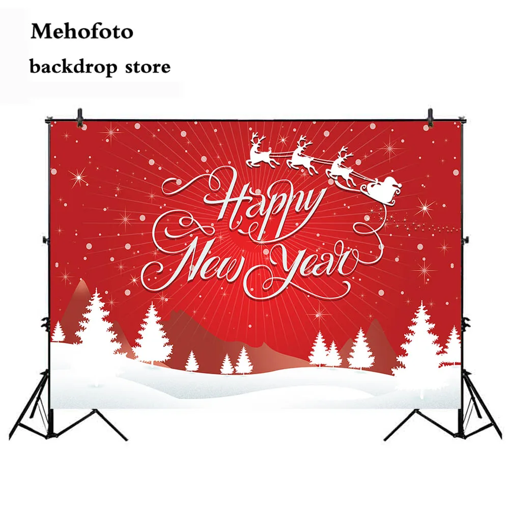 Фотофон Mehofoto с новым годом для украшения вечеринки зимний фотографический фон