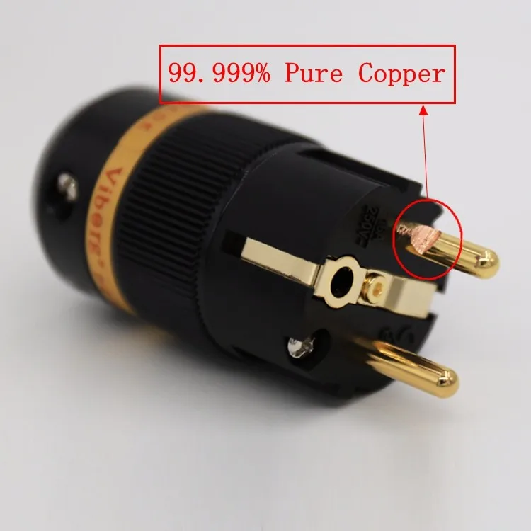 Viborg VE501G+VF501G 99.99% Pure Copper 24K Gold