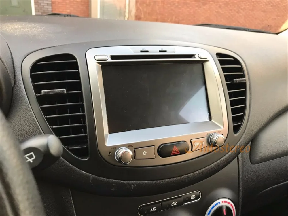 Top Android 9 Car GPS Navigation DVD Player For Hyundai I10 2007-2013 car stereo auto navi autostereo multimedia player head unit HD 3