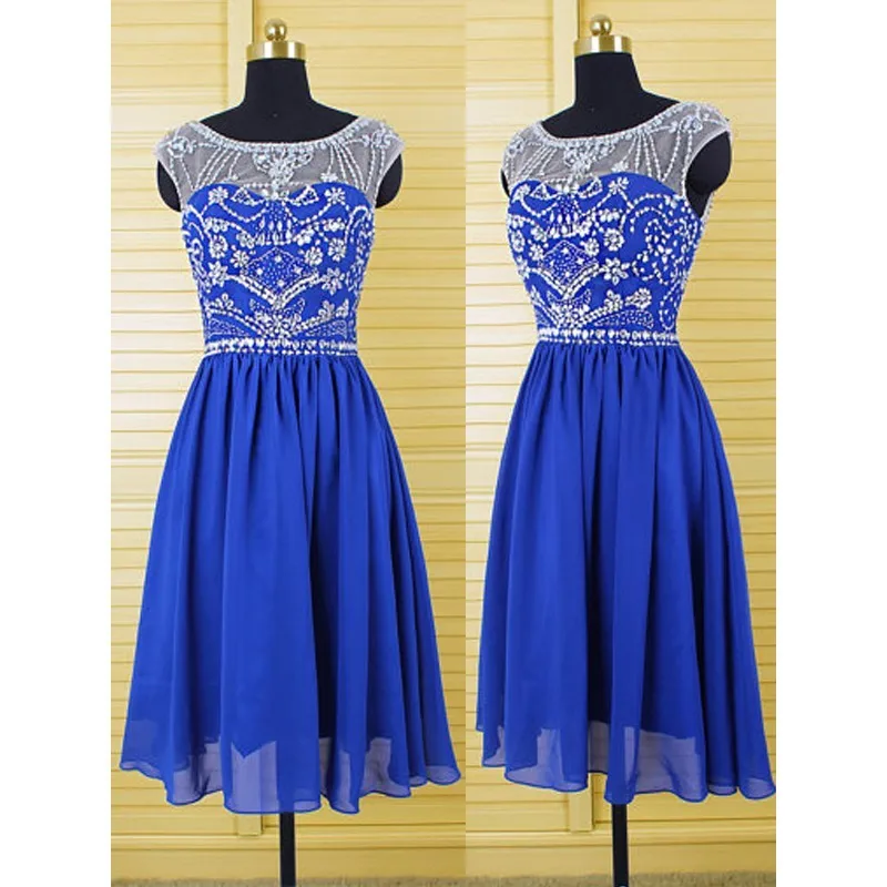 Venta caliente Grado Vestidos de Graduación 2017 Vestido de Fiesta Cristales Scoop Cap Manga Con Cuentas Opacidad Volver Vestidos de Partido de la Muchacha|dress braces|dress motifgown ball dress - AliExpress