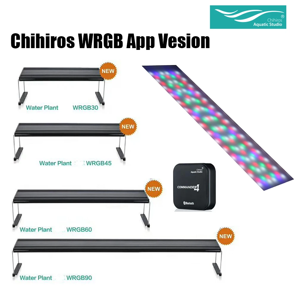 Chihiros WRGB серия полный спектр воды Светодиодная лампа для роста растений стиль ada Sunrise Sunset приложение управления Светодиодный светильник для аквариума ing Hood