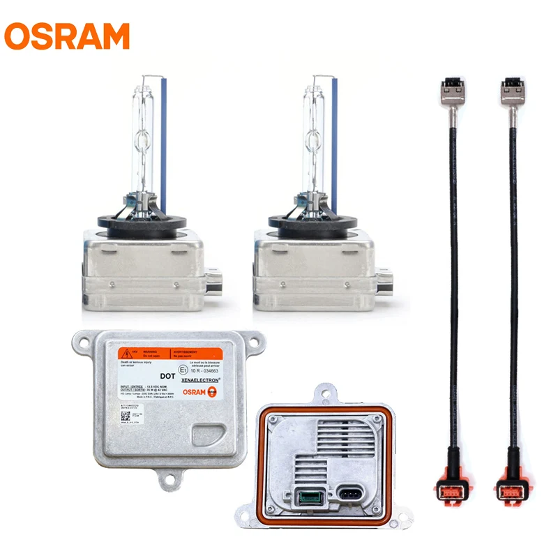 Osram Xenon Hid Kit Set For D1 System 2x 66144cbi D1s Bulbs + 2x 35xt6