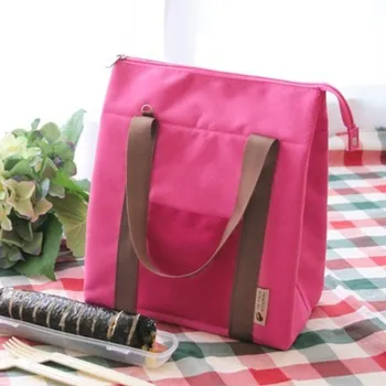 

Casual Thermal Insulated Cooler Lunch Travel Tote Waterproof Bento Pouch Lunch Container Picnic Shoulder Bag Crossbody