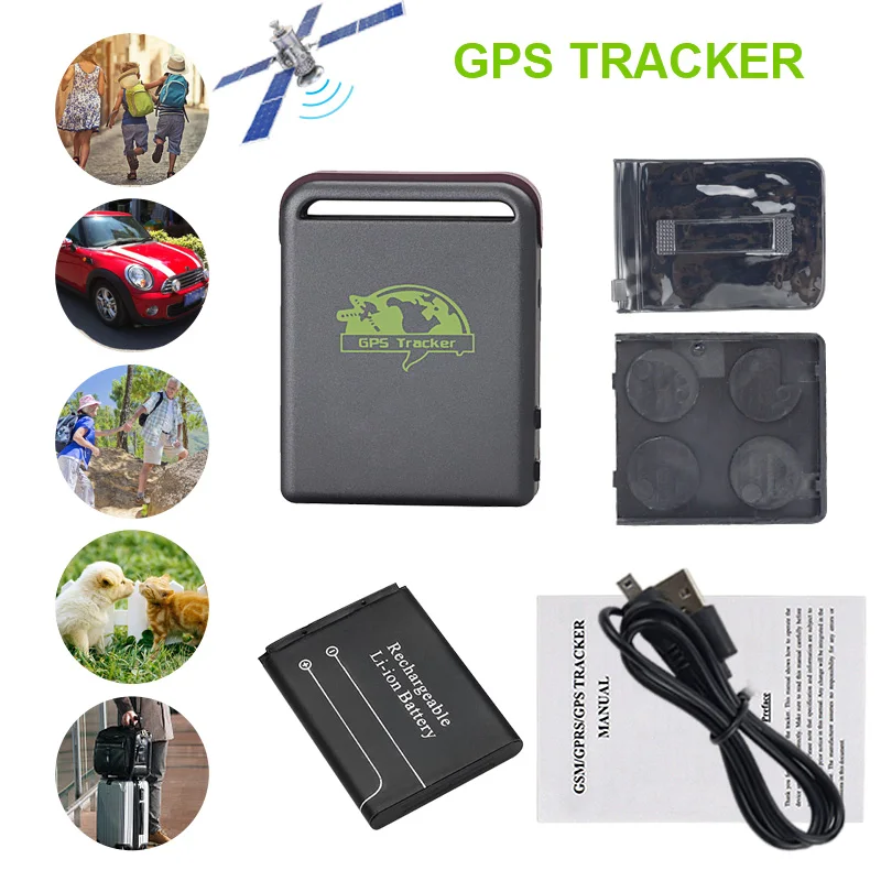Автомобильный GPS трекер TK102B GSM GPRS высокоточный локатор местоположения в реальном