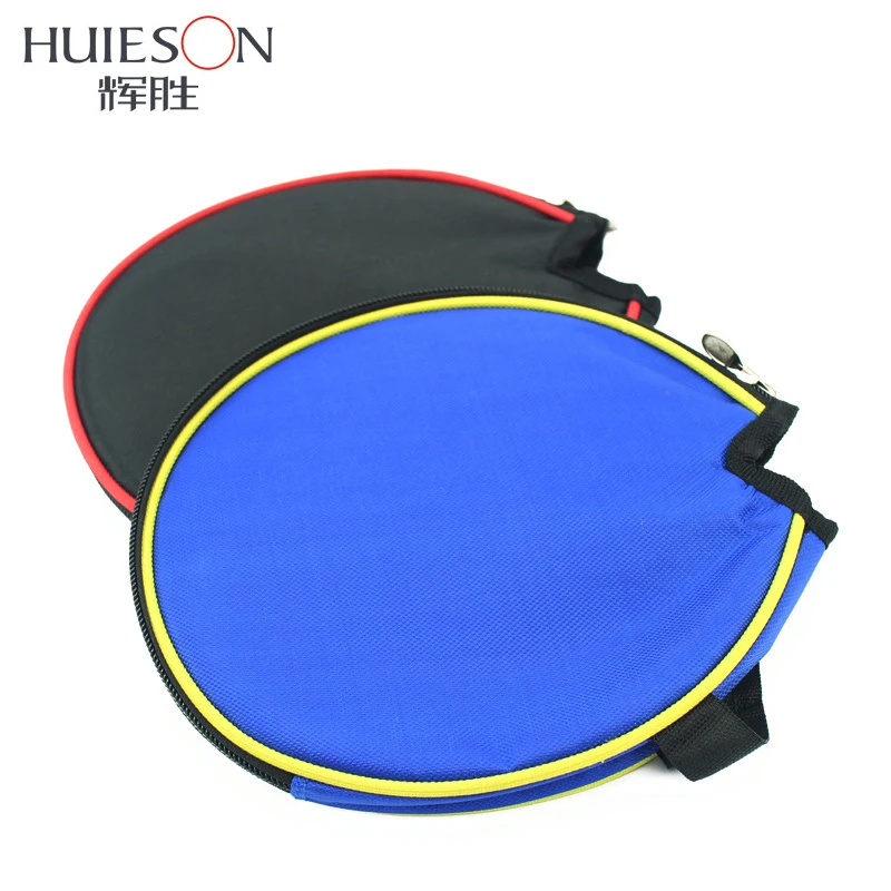 Huieson Professional Table Tennis Racket Case Circle Shape Ping Pong Paddle Container Bag Table Tennis Accessories Low Price