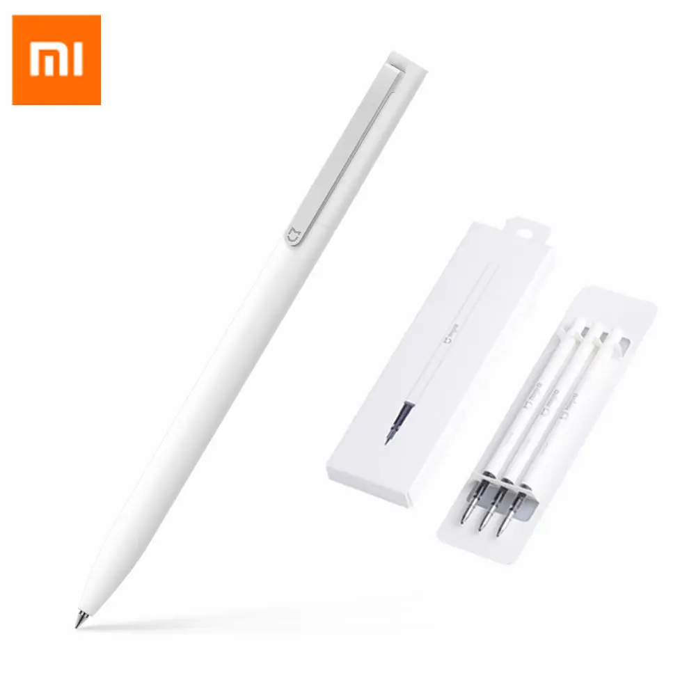 Xiaomi Mijia Sign Pens 9,5 мм ручки для подписи PREMEC гладкие швейцарские Refill MiKuni японские чернила добавить ручки черный/синий Refill