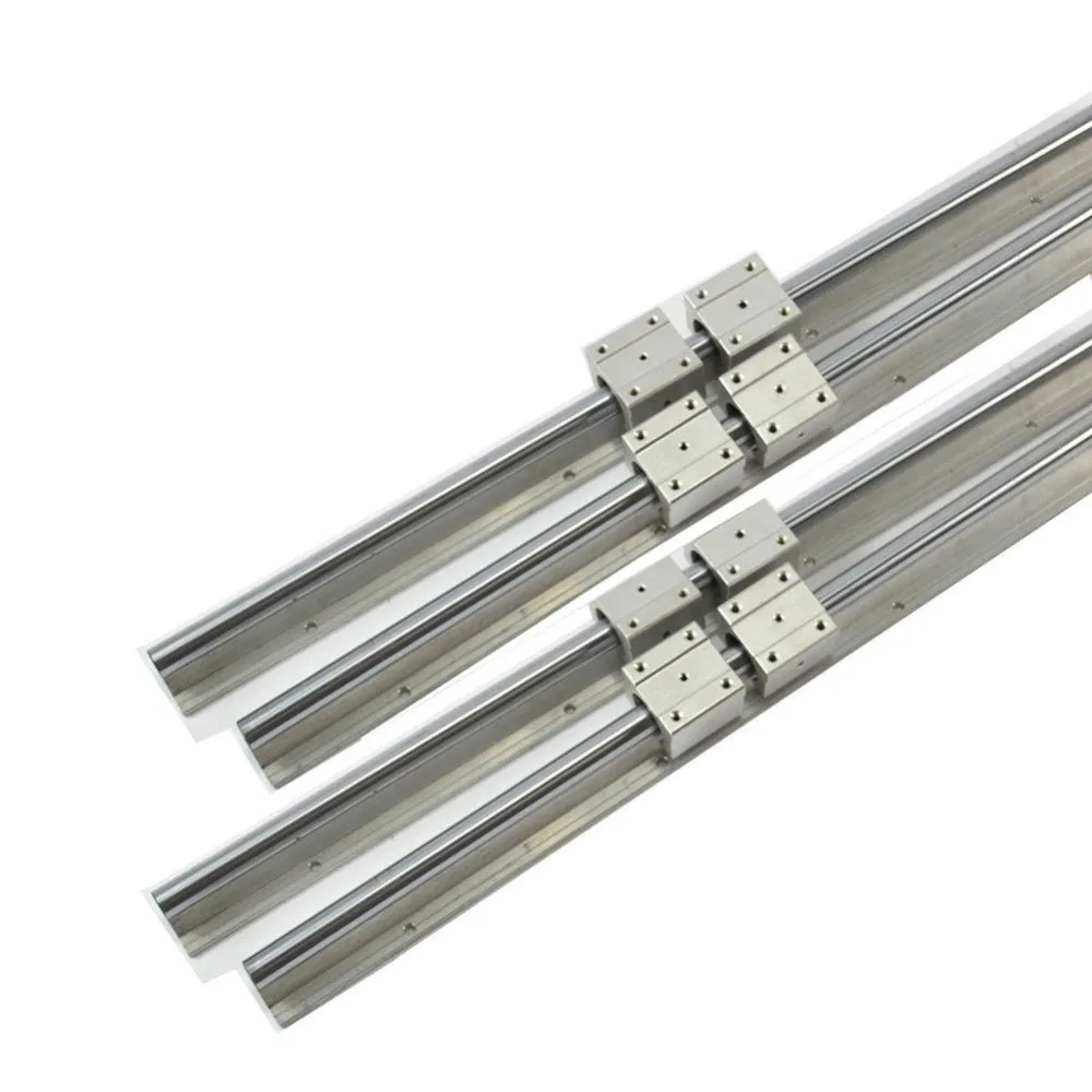 

Support Linear Rail SBR20-700mm 4 Rails + 8 SBR20UU Blocks for CNC