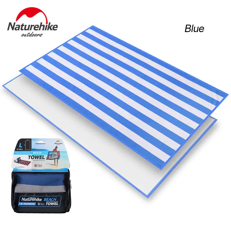Blue M NatureHike быстросохнущее полотенце из микрофибры, волшебное мягкое волокно, Экологичная ткань для пляжа, кемпинга, комфортного туризма, плавания, 6 цветов - Цвет: Blue M